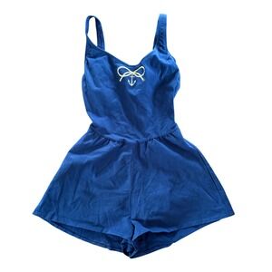 NWT Vintage Sirena One Piece Swimsuit Navy Blue Women's